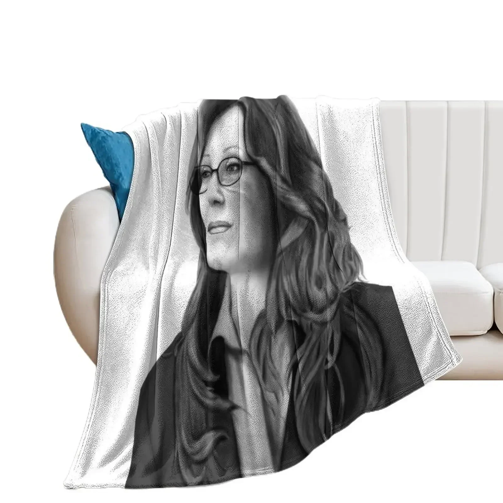 Laura Roslin Throw Blanket Polar funny gift Sofa Throw Blankets