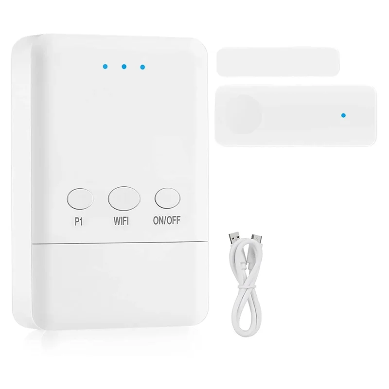 -A25M Tuya WIFI Inteligente Universal Abridor de porta de garagem Sensor de porta de garagem sem fio Controlador de porta de garagem para Alexa Google EU PLUG