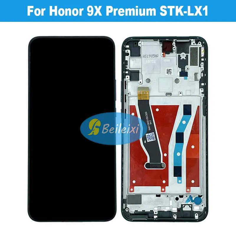 For Honor 9X Premium STK-LX1 LCD Display Touch Screen Digitizer Assembly