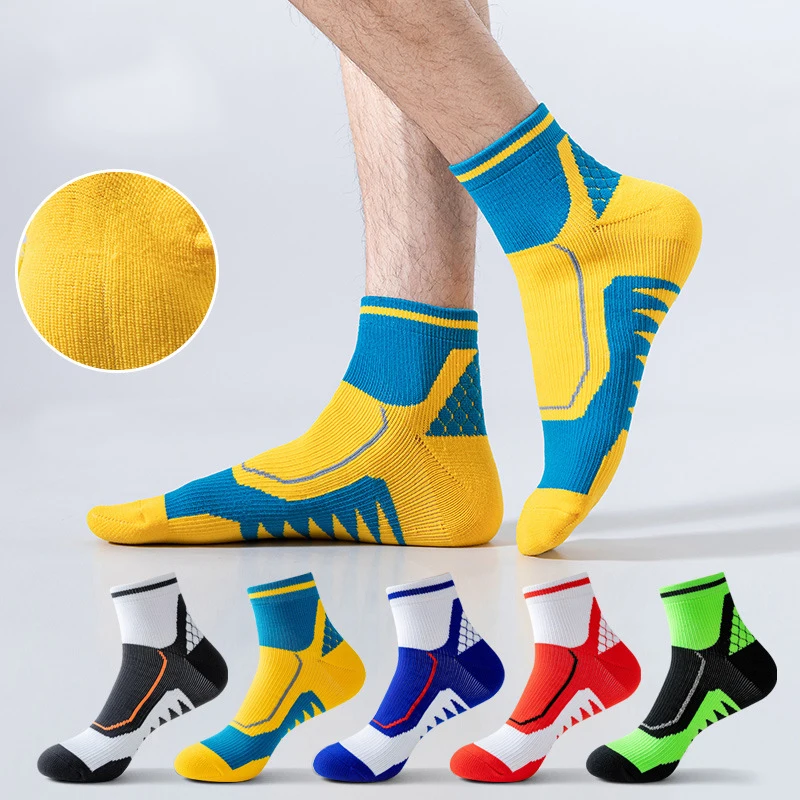 

Basketball Socks Men Thickened Towel Bottom Tube Pressure Socks Actual Combat Sweat Absorbent Non Slip Professional Elite Sports