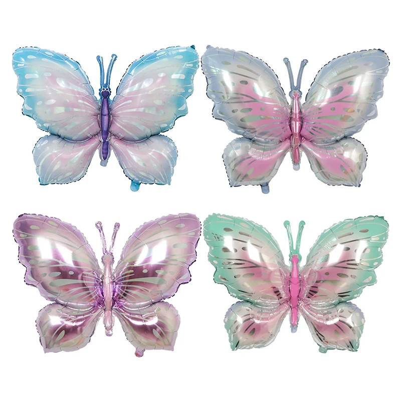Colorful Large Butterfly Foil Balloons Birthday Party Children's Day Butterfly Theme Decoration Baby Shower Globos Kids Toy image 6