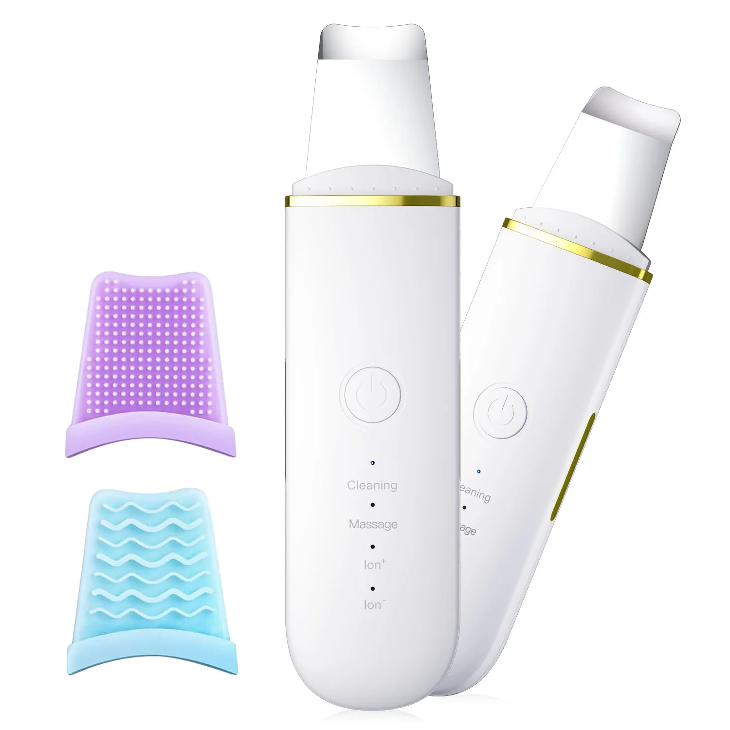 振動式フェイシャルスクレーパー、黒ずみ除去スパチュラ、超音波スキンクリーナー、クリーニングキャビテーション角質除去、リフティングフェイシャルスキン