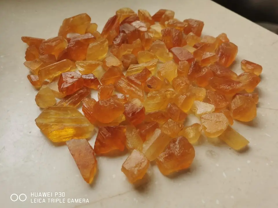 2.2lb  Natural Rough  Amber Calcite, Raw Original Gemstone Crystal Healing (Honey Calcite)