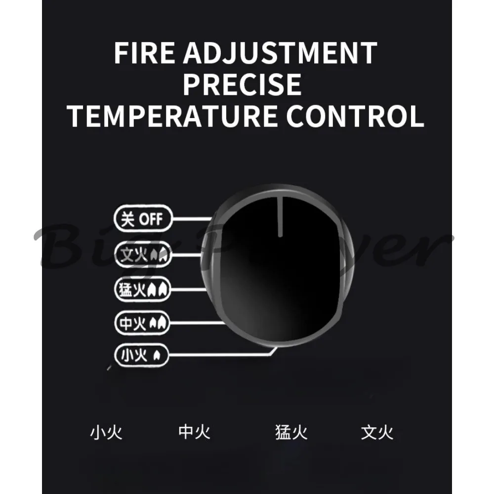 Desktop Embedded Single Gas Stove - Household Fierce Fire Cooker for Liquefied Petroleum Gas and Natural Gas