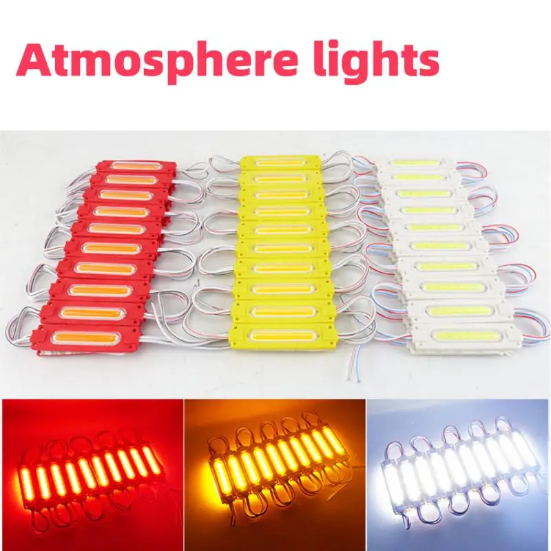 10pcs/lot injection with lens COB LED module waterproof LED back light backlight for sign channel letter DC12V 2W IP68