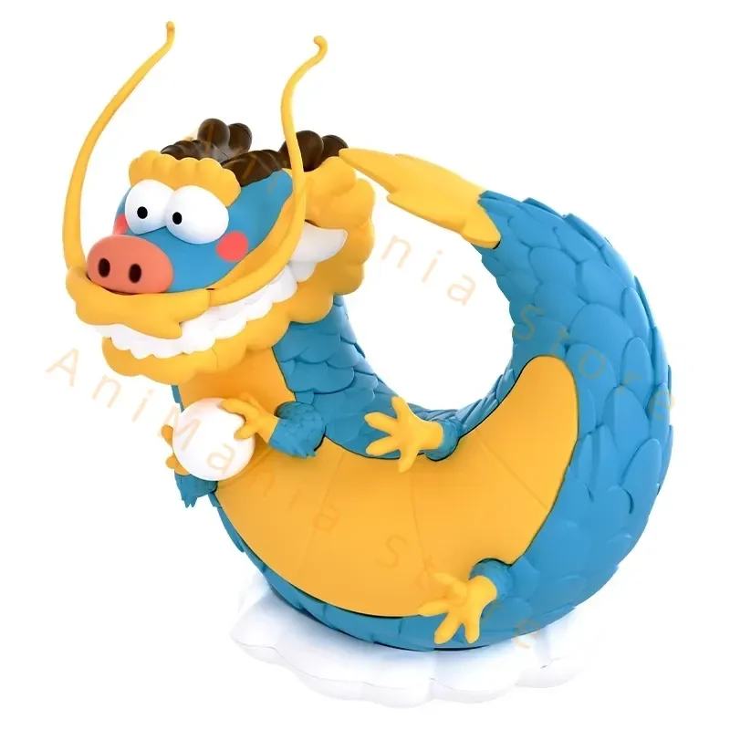 ファッティ・ドラゴン コレクタブルフィギュア 新年ギフト 幸運のお守り 辰年 虎跳躍シリーズ ブラインドボックス 中国の旧正月のおもちゃ