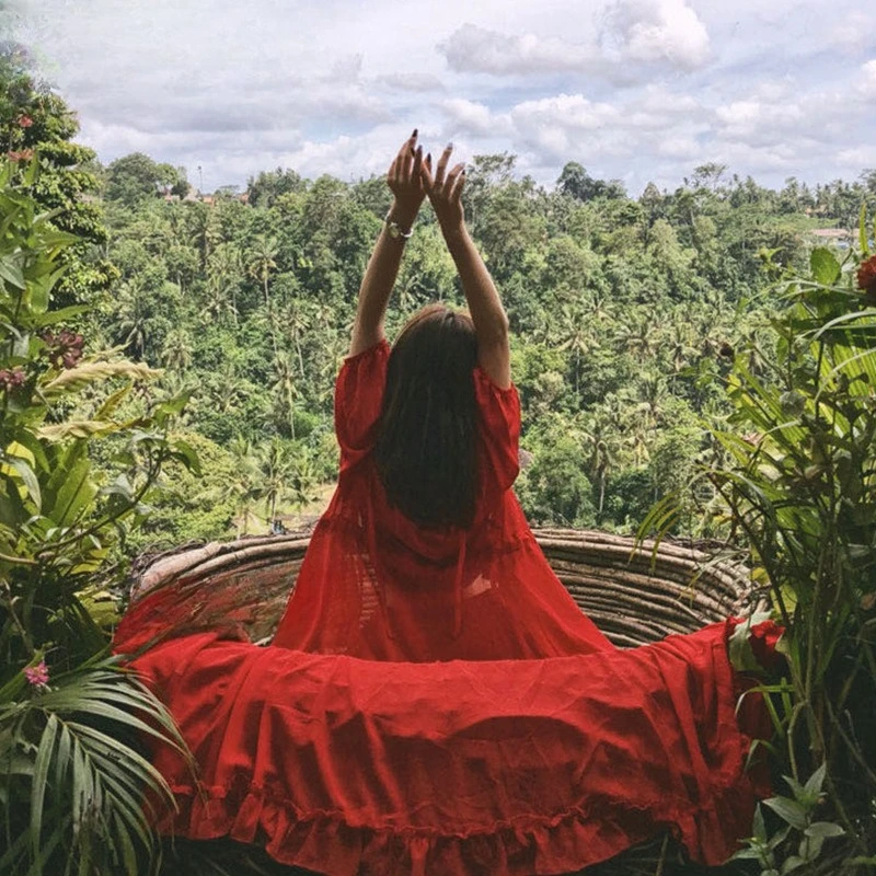 

Internet celebrity Bali bird's nest scenic wedding photo creative swing dual-purpose bird's nest hanging chair B & B rattan