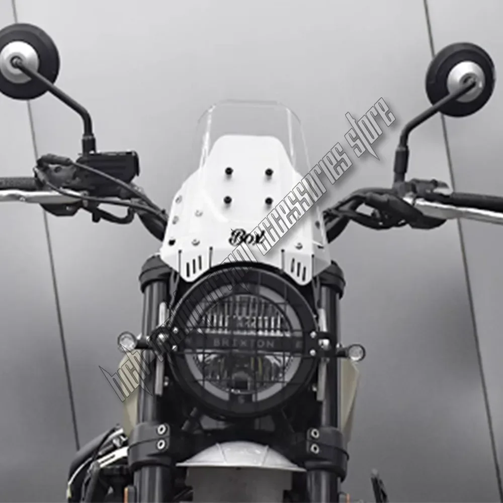 

For Brixton Cromwell 1200 cover aluminum alloy transparent small windshield front windshield decorative cover