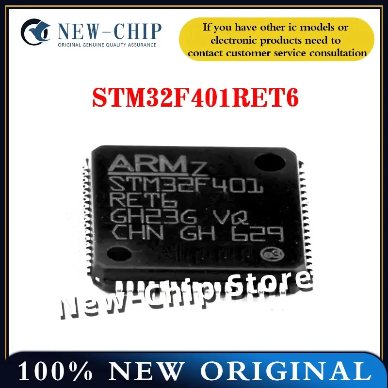 2 PCS-50 PÇS/LOTE STM32F401RET6 STM LQFP-64 Novo Original STM32F401