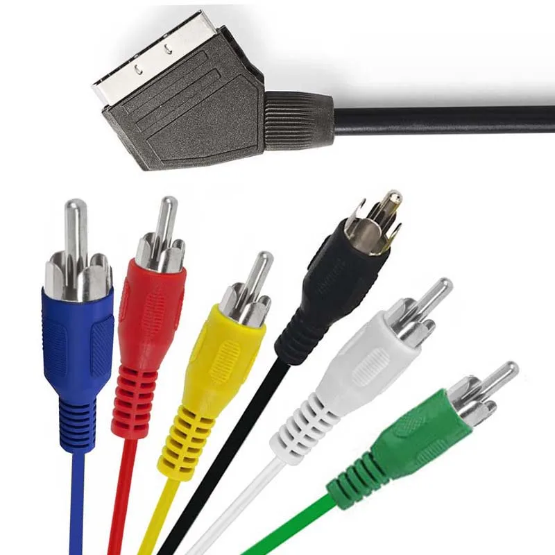 Eu Scart To Av Cabl…