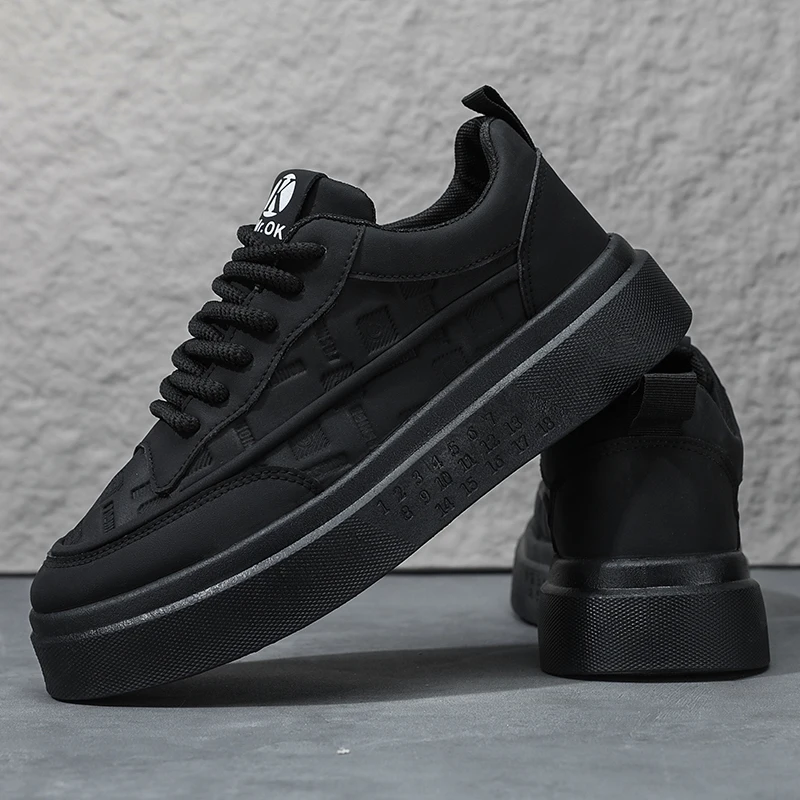

Удобная уличная обувь на плоской подошве на толстой подошве, осень 2023, новая мужская повседневная обувь, модные нескользящие дышащие мужские кроссовки