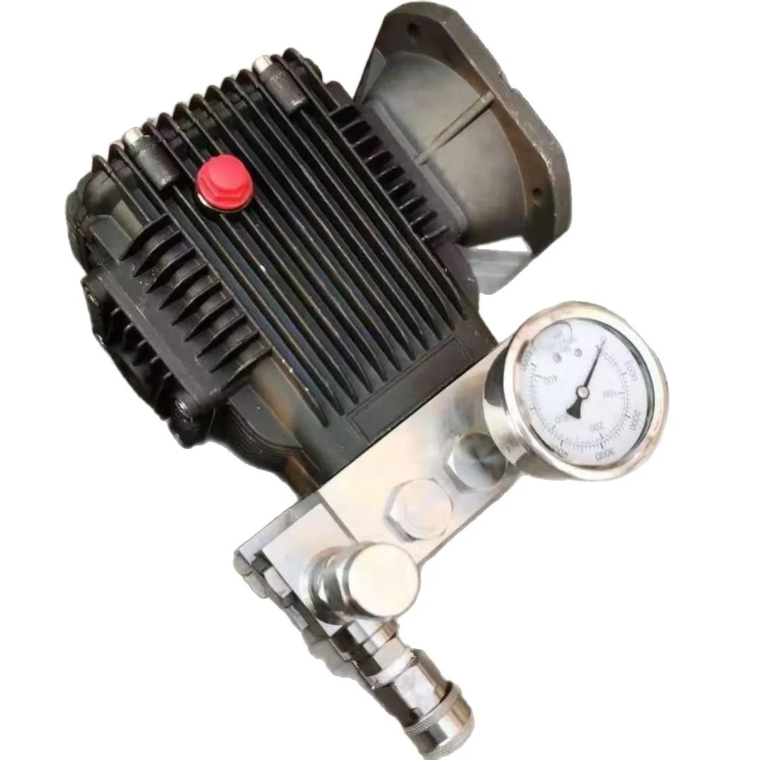 Stainless steel high pressure plunger pump head pure copper national standard ultra high pressure commercial car washing machine
