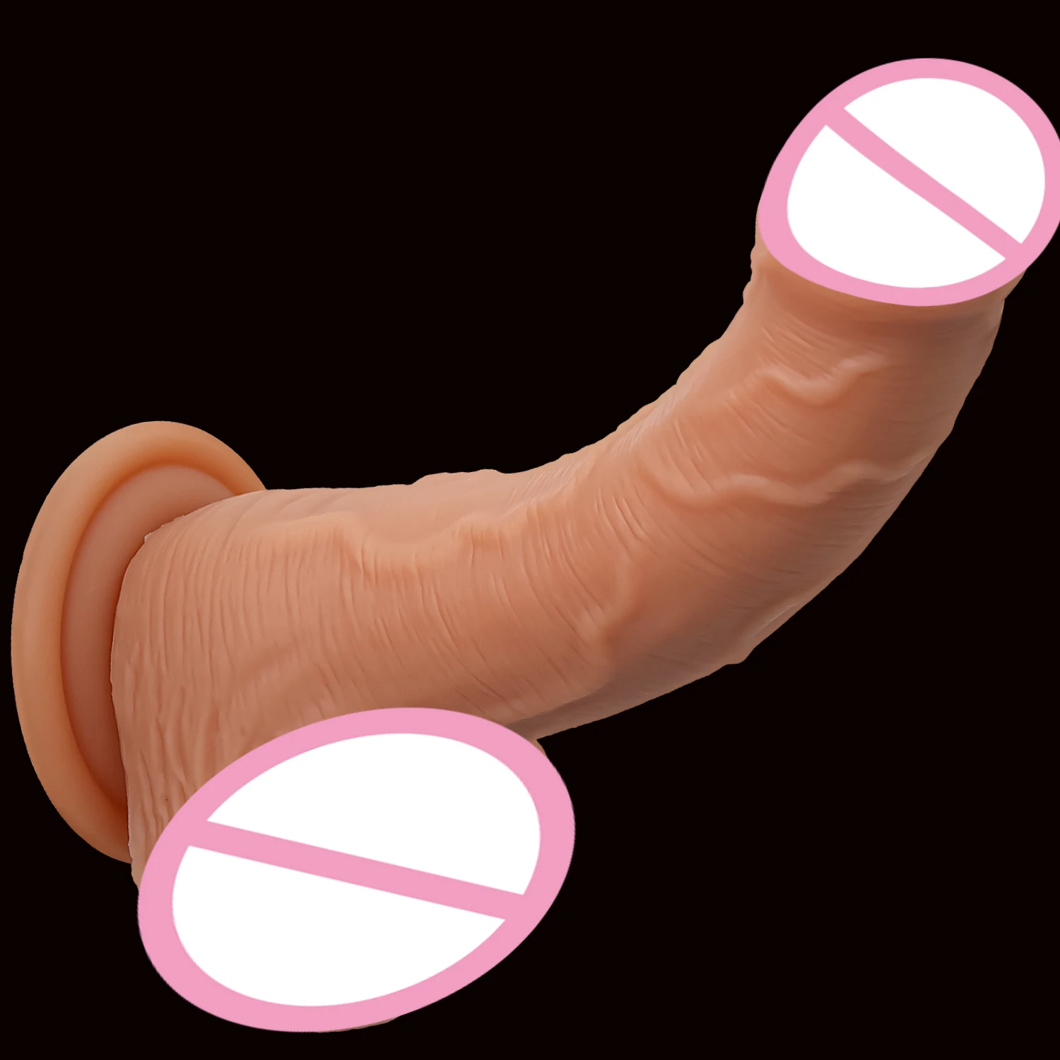 Long Foreskin Dildo for Women Realistic Soft Silicone Penis G Spot Testis Anal Plug Huge Dick Suction Cup Dildos Adult Sex Toys