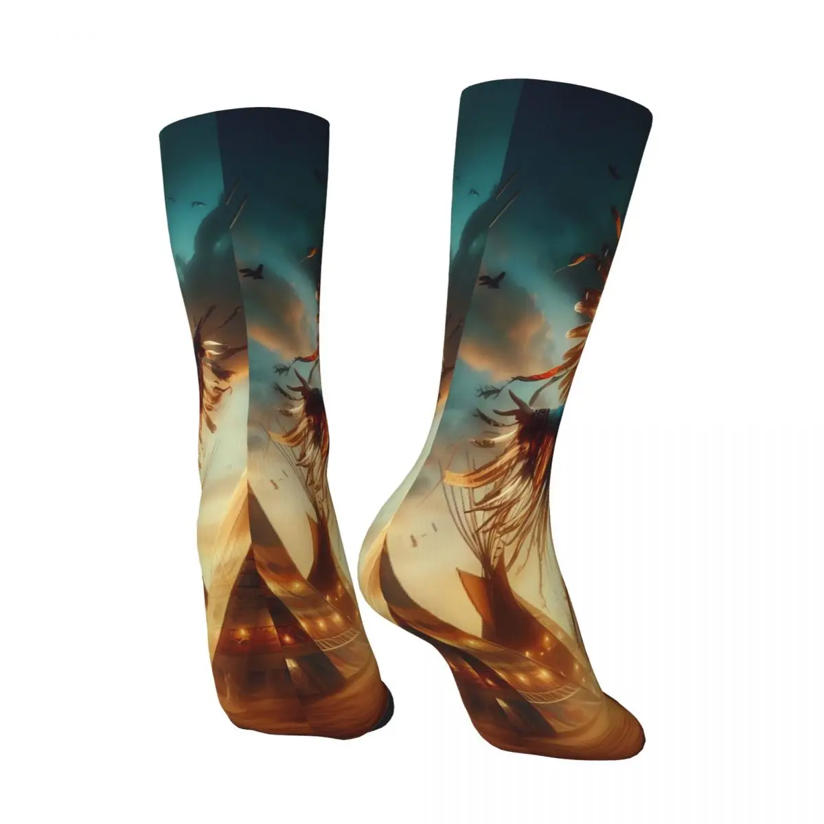 Primitive Tribes Sock Printed Man Polyester