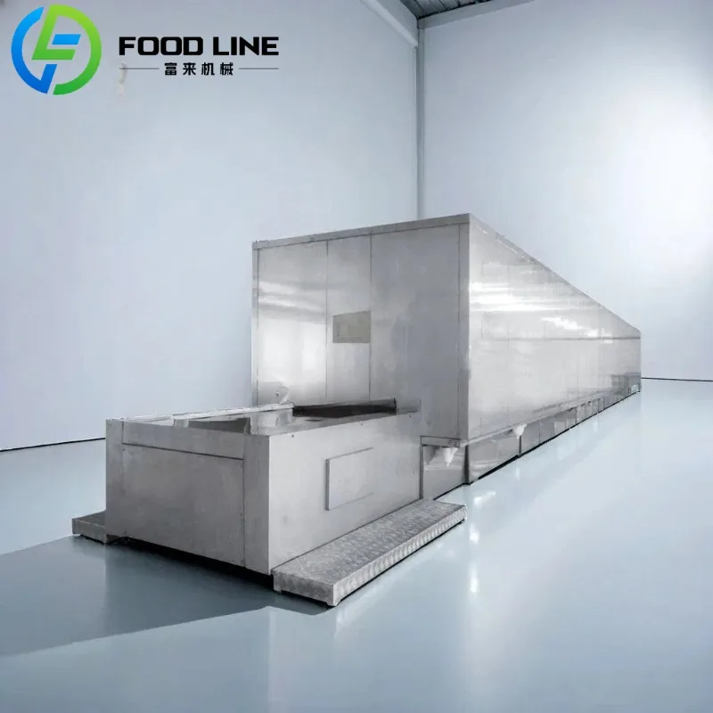 Tunnel Type IQF Freezer Commercial Individual Quick Freezing System for Food Processing