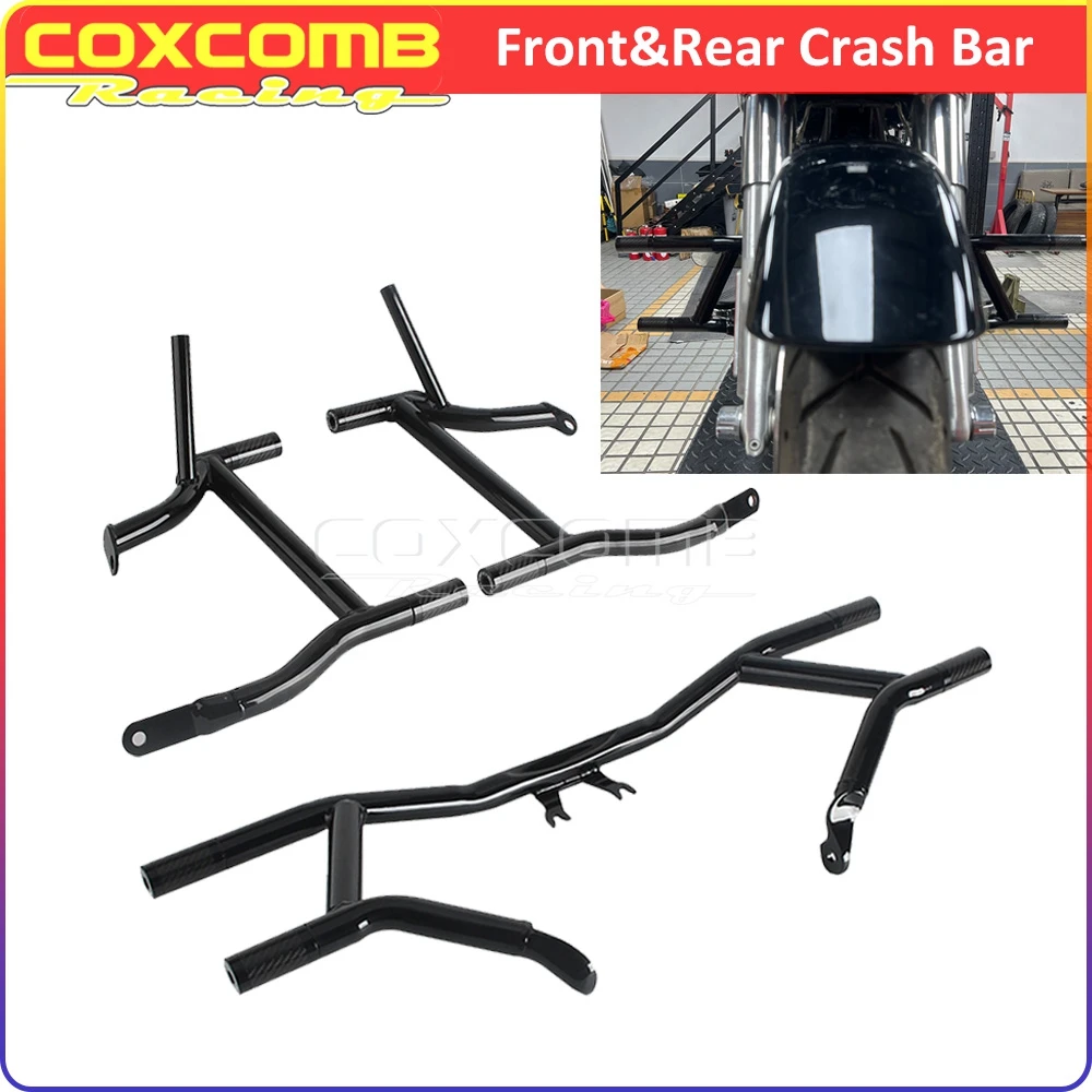 

Highway Peg 2 Step Crash Bar Motorcycle Rear Saddlebag Bumper For Harley Road King FLHR Classic FLHRC Special FLHRXS Police FLHP