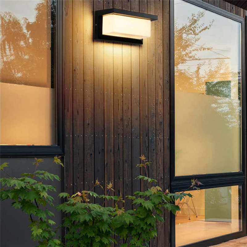 

AT63-Outdoor Wall Lamp Led Wall Light Waterproof 18W For Porch Balcony Garden Lighting