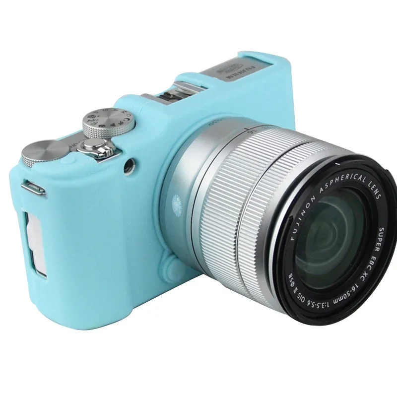 For FujiFilm Fuji XA2 XA1 XM1  Soft Silicone Rubber Armor Skin Case Bag Camera Protector Body Cover Camera Bag Accessories