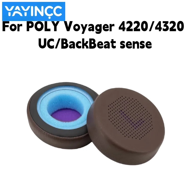 Ersatz-Ohrpolster aus Memory-Schaum für POLY Voyager 4220/4320 UC/BackBeat Sense Headset, Ersatzteil für Ohrmuscheln, einfach zu installieren. – Detail 2
