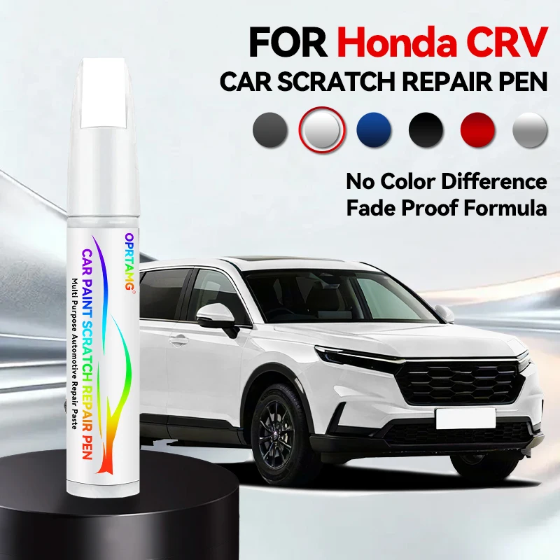 

Paint Repair Pen Touch Up Scratch Remover DIY Auto Accessories Black White For Honda CRV 1995-2025 RD1 RE RE3 / RE4 RM RW WR-VPu