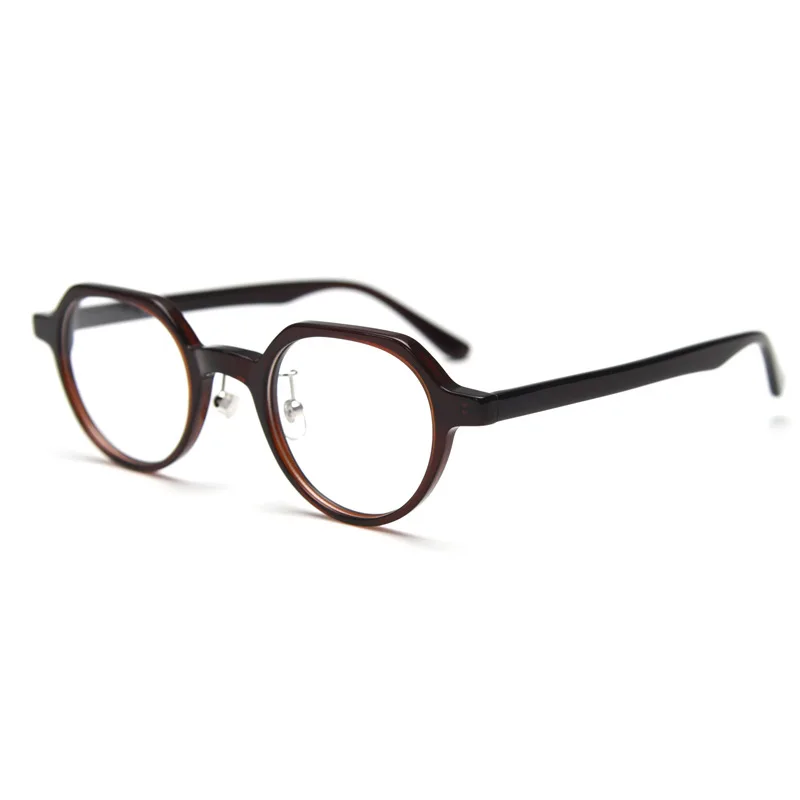 

Trending Acetate Flat Lens Glasses Frame Women's Men's Spectacle Nearsighted Eyewear Diopters 0-1200