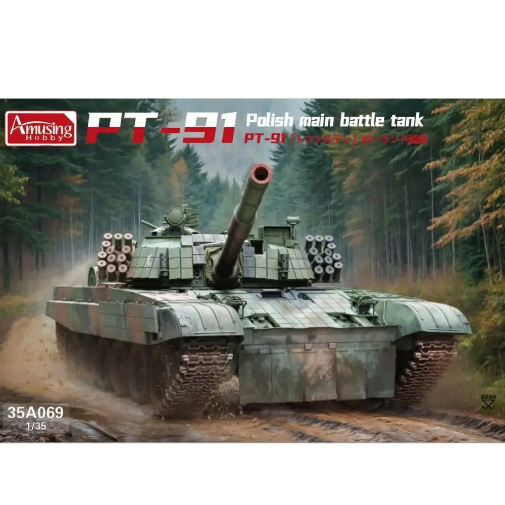 

Забавный 35A069 масштаб 1/35, польский основной боевой танк PT-91, комплект модели для сборки