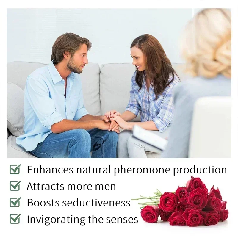 ⁿⁱᶜᵉ Pheromone Perfume Oil For Men Women Long-lasting Natural Refreshing Body Perfume Fragrance Pheromone Essential Oil 10ml