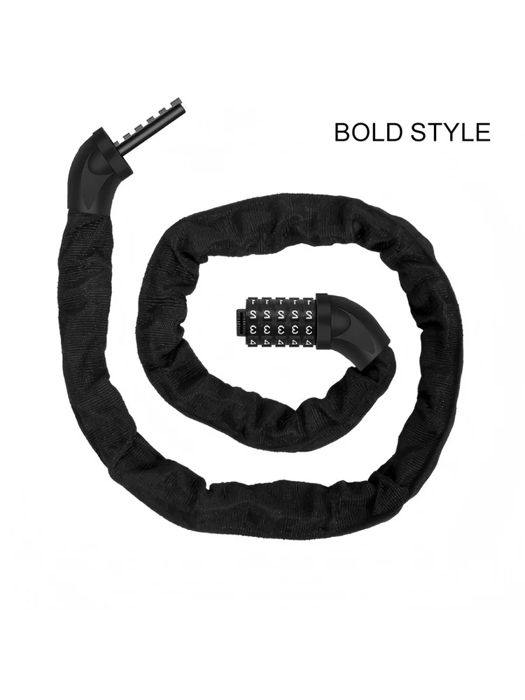AliExpress XUNTING Combination Chain Bike Lock, Anti-Theft Bicycle Security Lock, Heavy Duty Steel Chain for MTB & Road Bikes