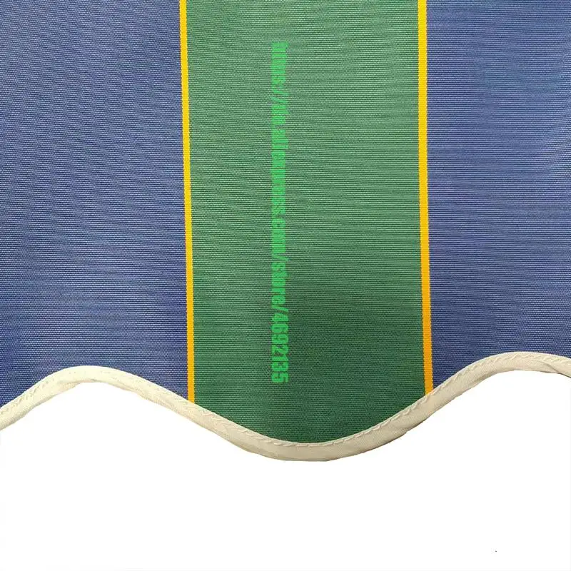 Outdoor Balcony Flexible Awning Fabric Thicken 450D 300GSM Oxford Waterproof Canopy Wave Cloth Retractable Rainshed Accessories
