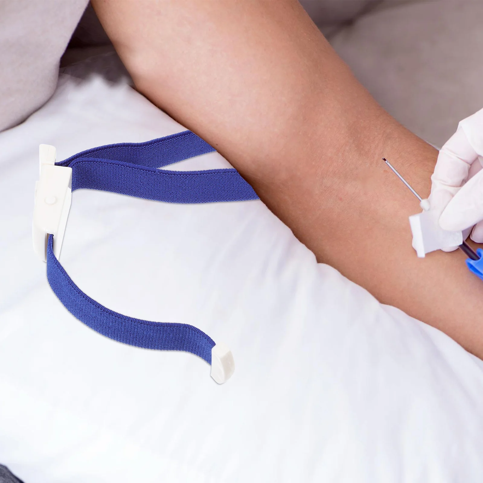 

3Pcs Tourniquet Adjustable Elastic Buckle for Emergency Stop Bleeding Training Phlebotomy First Aid Supplies Occlusion Arm Belt