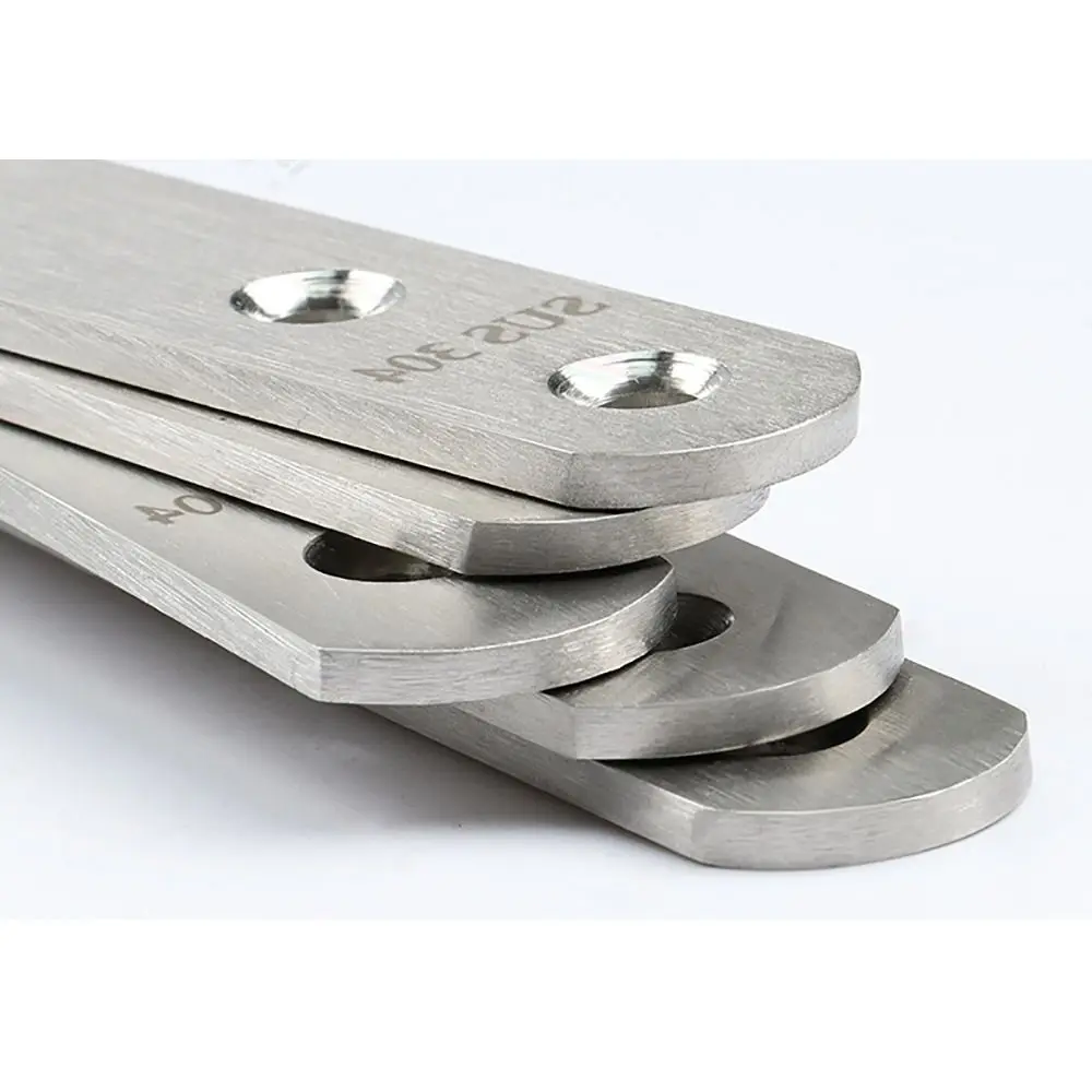1Pcs Cabinet Screens Wall Angle Bracket SUS304 Stainless Steel Furniture Fastener Corner Brace Joint 90 Degree Right Angle