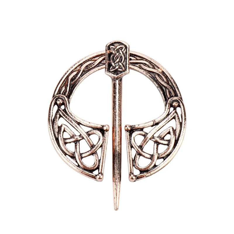 Viking Irlande Bronze broche cape broche foulards médiévaux châles épinglette unisexe vêtements décoration cadeaux