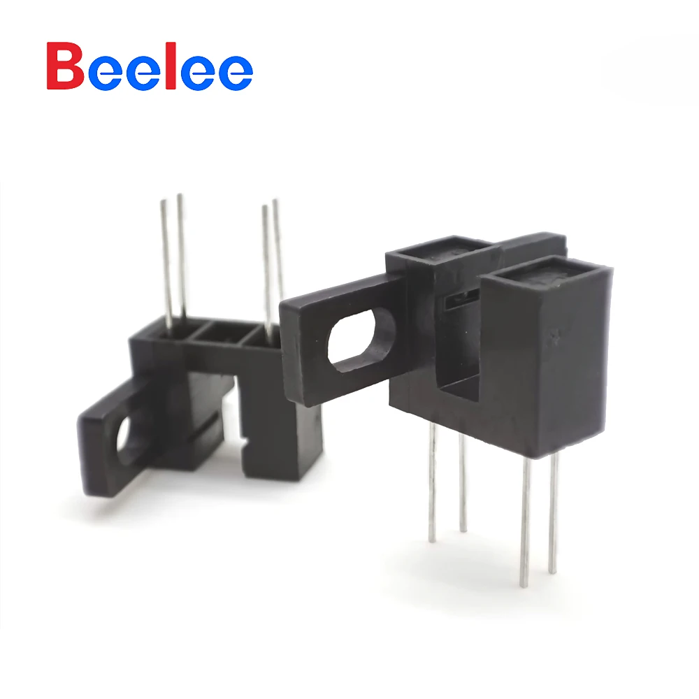 50 Buah Beelee 1.5V Saklar Optik 13*10.5Mm Photointerrupter Berlubang Transistor Foto Kopling Optik