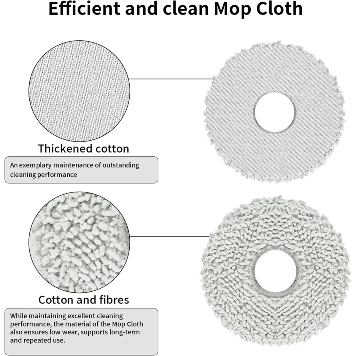 Ecovacs Deebot Robot Vacuum, Escova lateral principal, Mop Pads, Filtro Hepa, Sacos de pó, Acessórios, T30S, T30S Combo