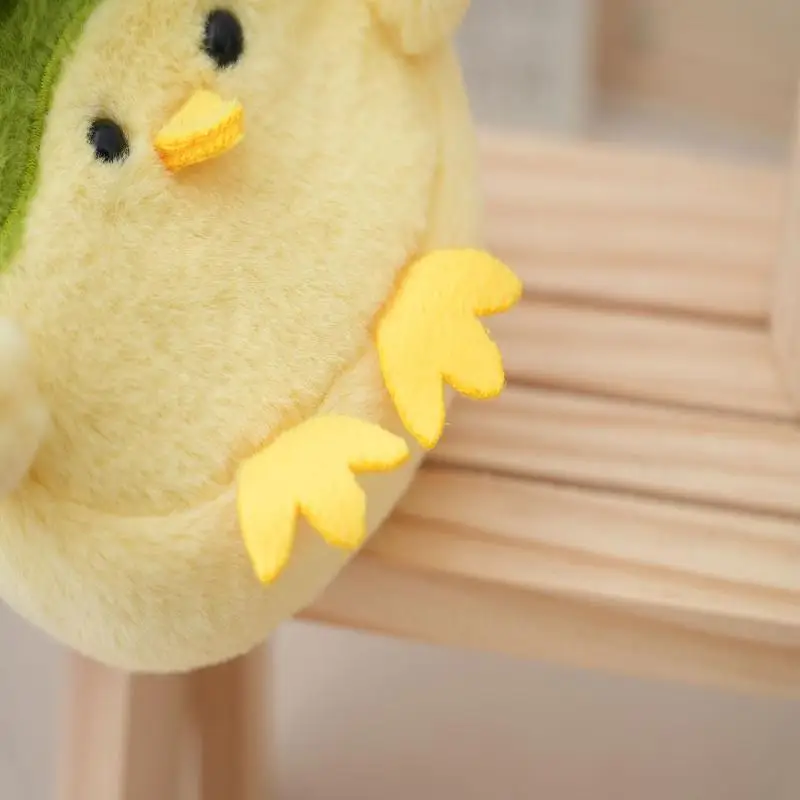 Porte-clés en peluche douce et mignonne, 1 pièce, carte Captor, Mini portefeuille créatif en forme d'oiseau et d'oiseau, pendentif en peluche, jouets pour enfants, décor cadeau