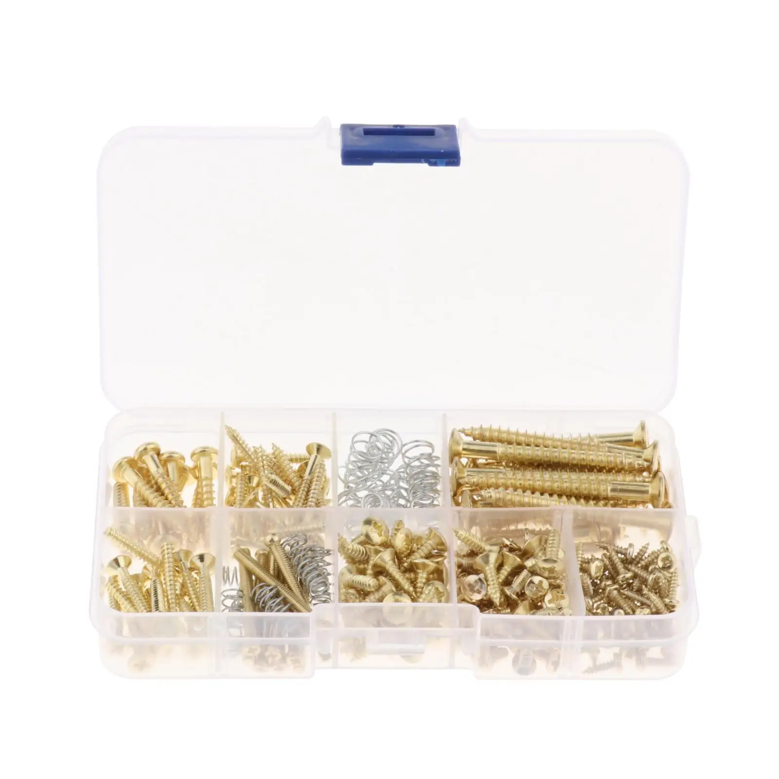 226pcs Guitar Screws with Springs Assortment Kit Electric Guitar Neck Plate Pickguard Pickup Mount for Electric Guitar Parts