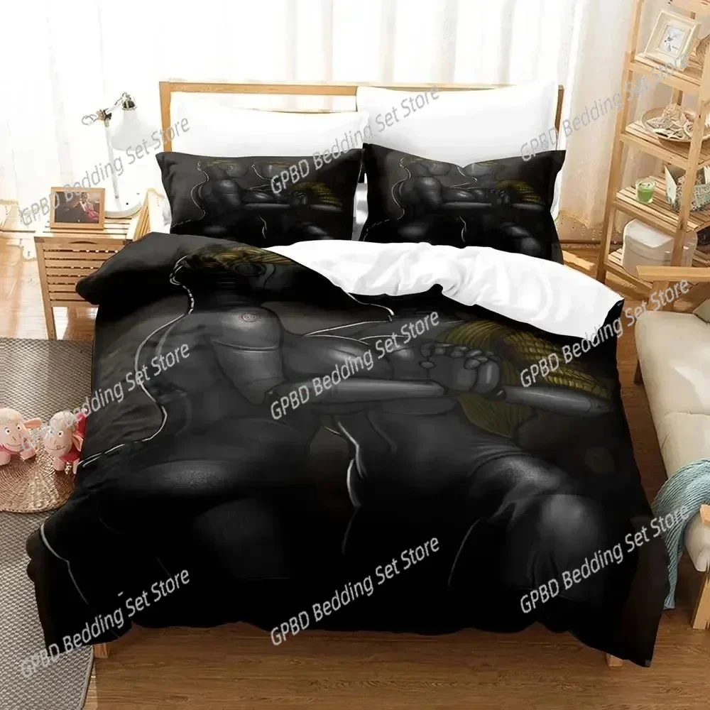 

Game Atomic Heart Bedding Set 3D Printed Suitable for Bedroom Duvet Cover Set With Pillowcases Kids Home Textile