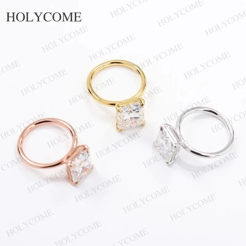 

Изящное кольцо из стерлингового серебра 925 пробы, сияющий цвет огранки, муассанит, выращенный в лаборатории драгоценный камень, инкрустированный нежным стилем, идеальный подарок для нее/юма