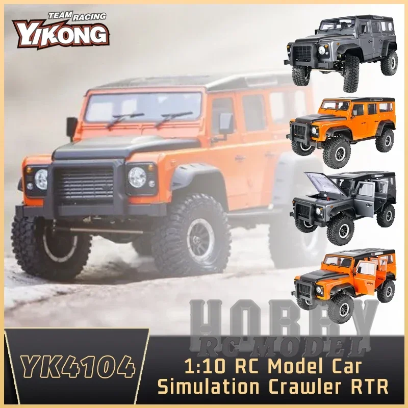 

YK 4104 2,4 ГГц RTR 4WD 1/10 RC Hard Shell Высокая имитация электрического пульта дистанционного управления Модель автомобиля Гусеничный игрушки для взрослых и детей