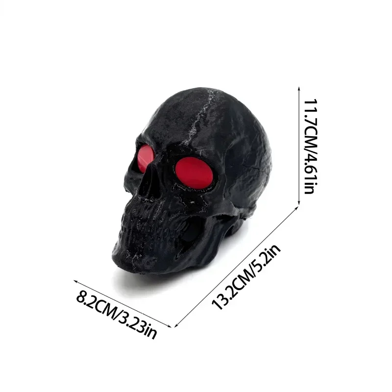 السيارات الإبداعية الجمجمة شكل مقطورة اقتران غطاء سحب وصلات غطاء وصلة مقطورة غطاء كروي مكافحة الصدأ حامي ل بيك اب SUV #6