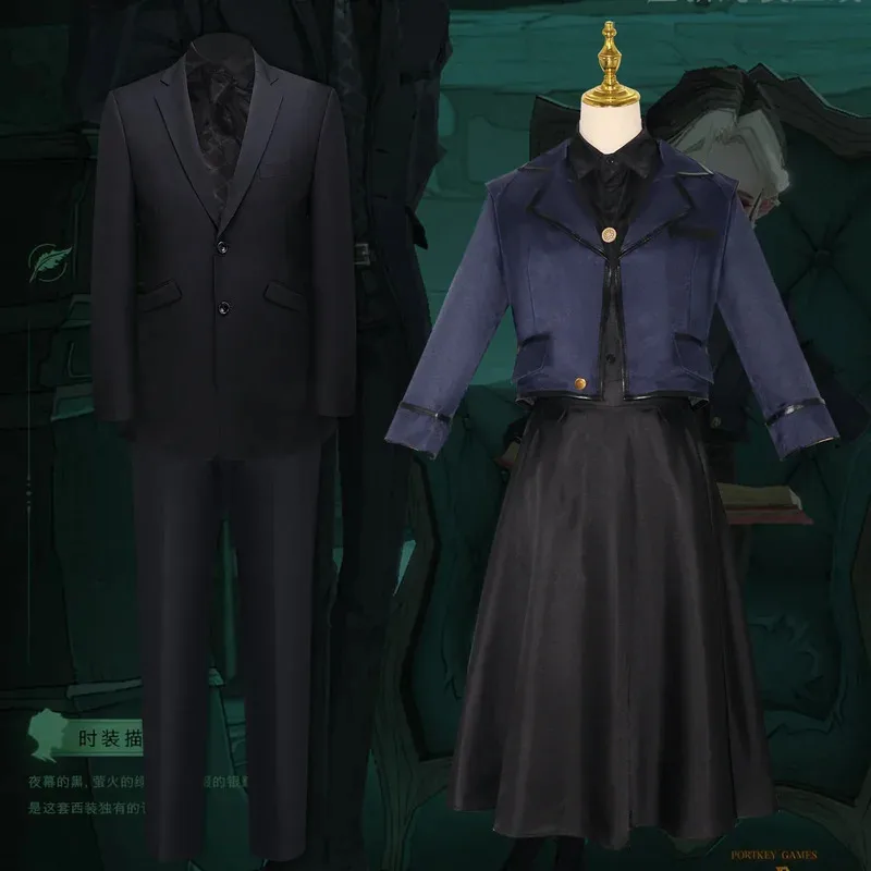 KL2 фильм Драко Малфой костюмы для косплея черная школьная форма наряд для мальчиков и девочек ролевые игры Хэллоуин карнавальный костюм6