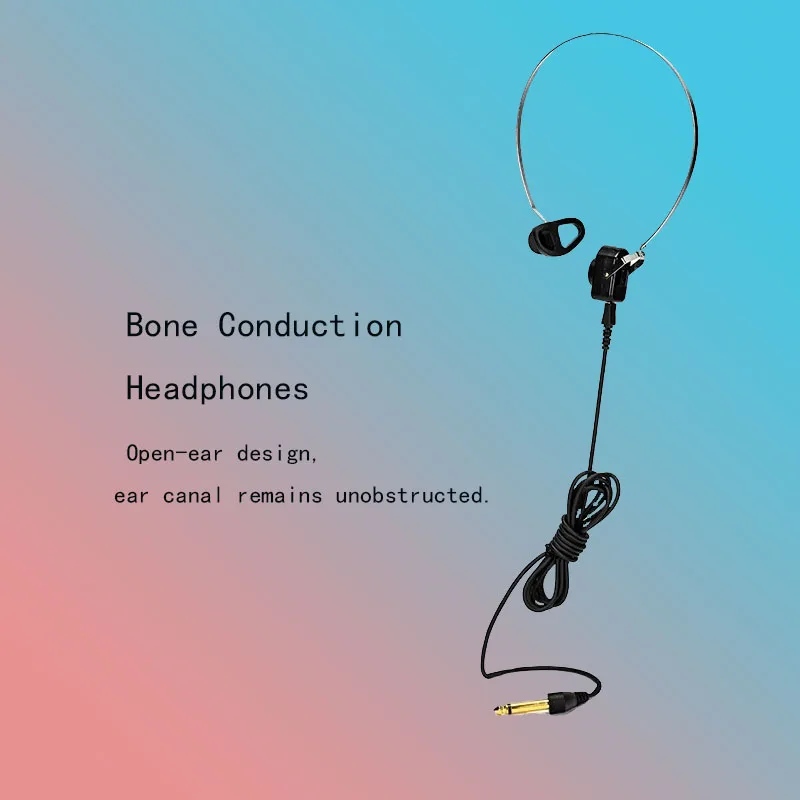 B71 Physical Examination Center Hearing Aid for Hearing Test Care Tool Supplies Audiometer Bone Conduction Headphones