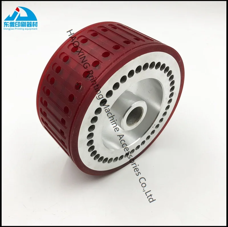 أجزاء آلات الطباعة عجلة شفط 123x18x54 مللي متر ل Stahl أجزاء آلة قابلة للطي عجلة شفط ZD.233-028-0100 جودة عالية
