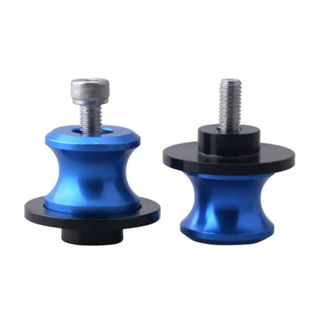 2-4pack Universal Frame Stand Screw Swing Arm Spools Slider M6 Blue