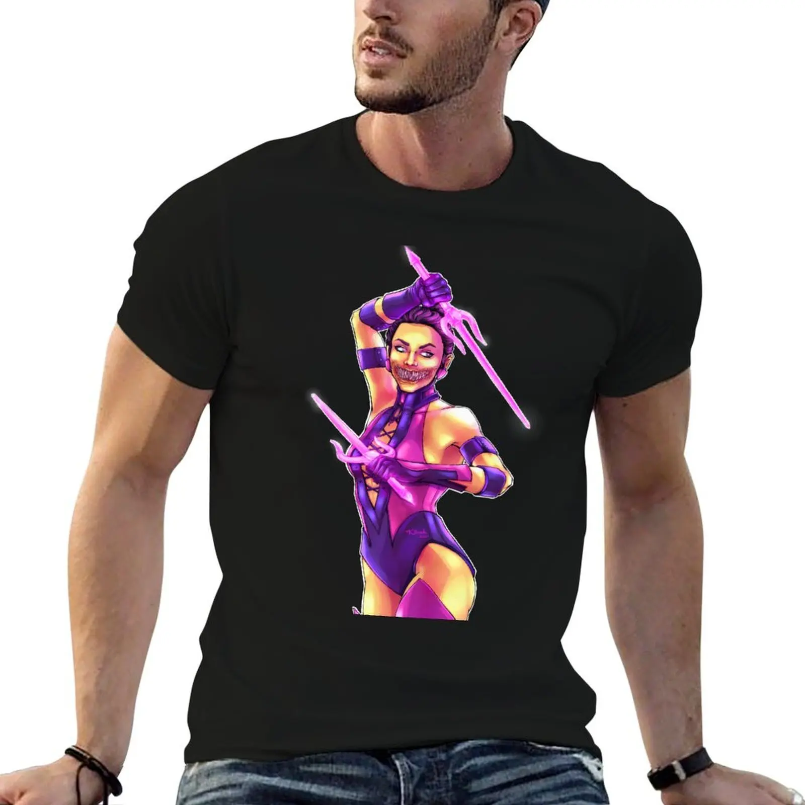 Klassic Mileena T-Shirt Breathable Gym Short Sleeve T-Shirt