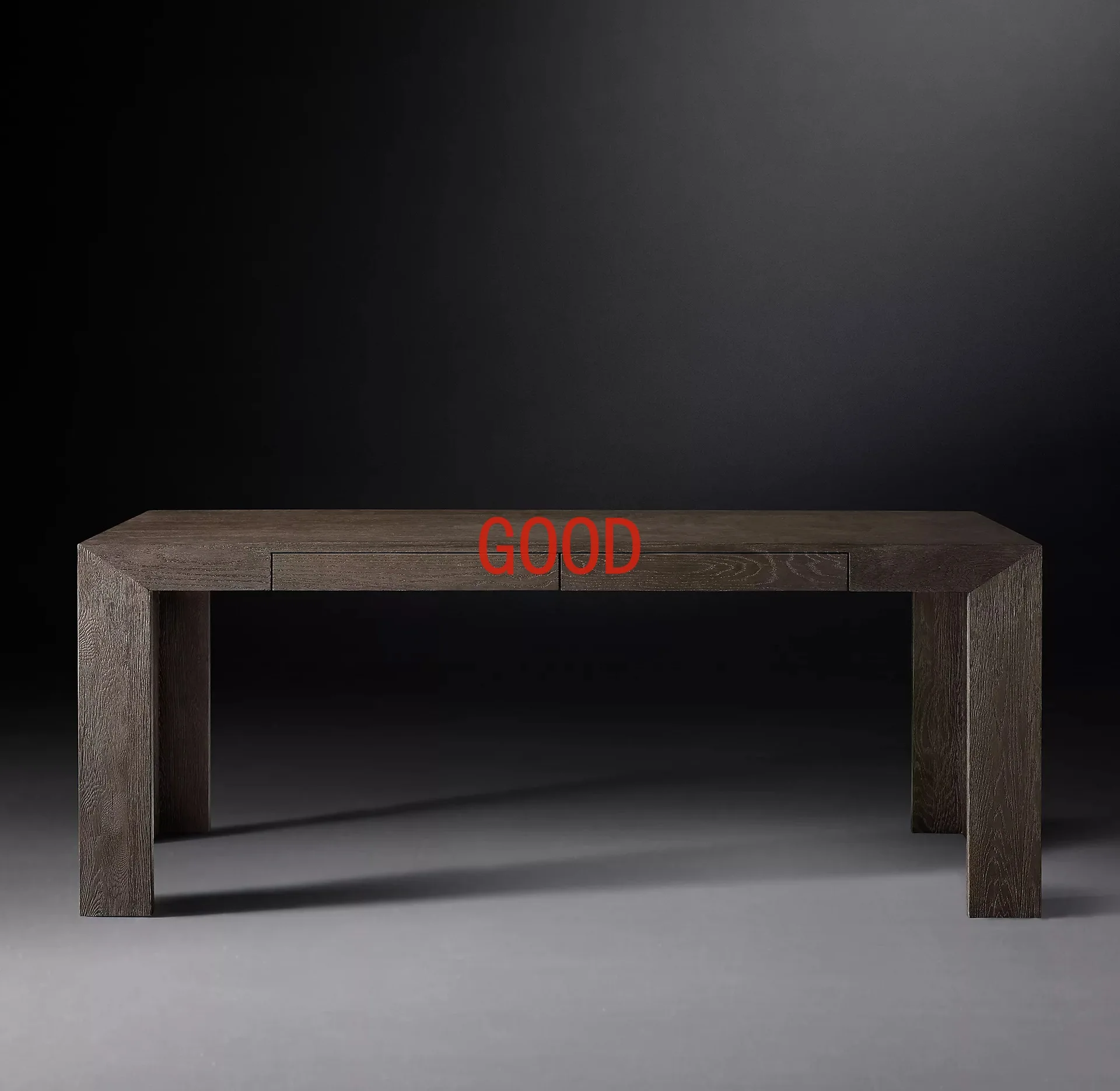 Light Luxury Modern Simple Home Long Table Retro Solid Wood Conference Table