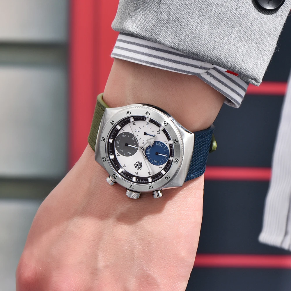 Männer Uhr Rollstimi2025 Neue Mode Quarz Nylon Uhren Für Mann Licht Luxus Edelstahl Saphirglas Wasserdicht Leucht