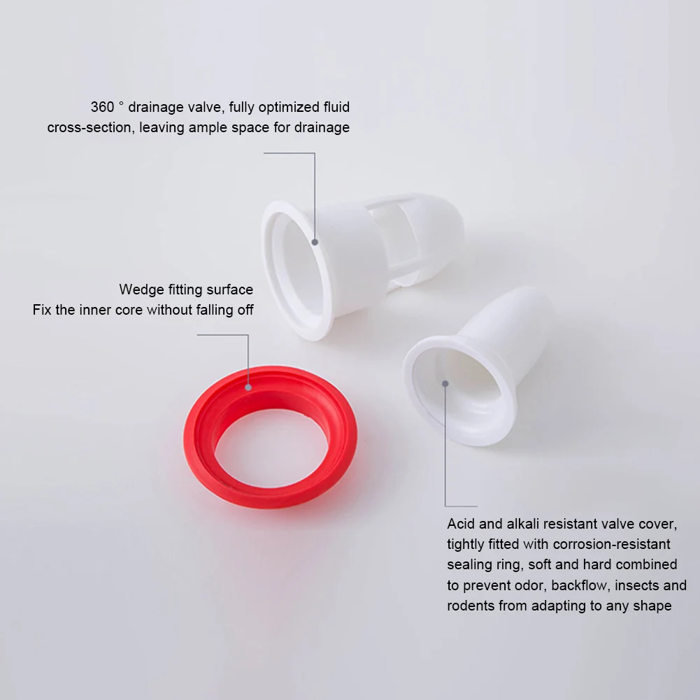 Universal Sink Drain Filter Plug Reusable Anti-Bug Floor Drain For Shower Room