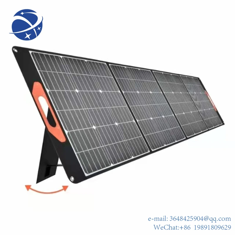 YYHCJCNS Waterproof Portable 200w Solar Blanket Monocrystalline Solar Panel Foldable For Camping