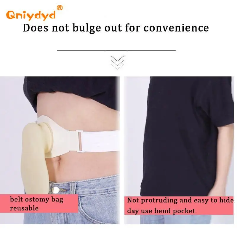Adjustable Ostomy Belt Waterproof Stoma Assit Accessory Stoma Supply Closure Bags for After Colostomy Ileostomy Care